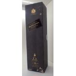 Bottle of Johnnie Walker lack abel blended whisky 12 years old 40 proof 70cl