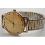 9ct gold Tissot Seastar mechanical wristwatch