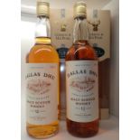 Two bottles of Dallas Dhu single malt whisky 12 years old 40 proof 70cl All of these whiskies are