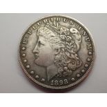 1898 silver Morgan dollar Philadelphia mint