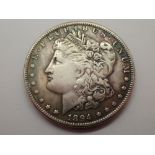 1894 silver Morgan dollar San Francisco mint