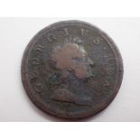 George II halfpenny 1719