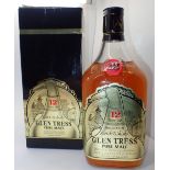 Bottle of Glen Tress single malt whisky 12 years old 43 proof 75cl All of these whiskies are part