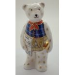 Royal Crown Derby DIY Bear H: 9 cm