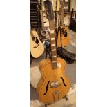 1950s electro acoustic guitar with Hofner pickup