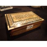 Mother of pearl inlaid box