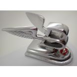 Chrome Bentley sign H: 14 cm