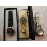 Three gents wristwatches including Royal Citizen and Guinness examples