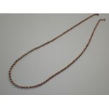 9ct gold belcher chain L: 53 cm 4.