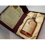 Bottle of Glen Flagler single malt whisky 24 years old distilled 1972 and bottled 1996 51.