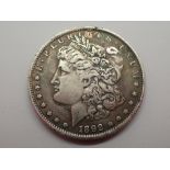 1892 silver Morgan dollar San Francisco mint