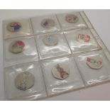 Nine enamelled 50p coins including both Paddington Bears