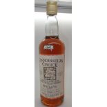 Bottle of Kinclaith single malt whisky 27 years old distilled 1968 and bottled 1995 40 proof 70cl