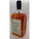 Bottle of Spyniemor single malt whisky 22 years old distilled 1972 and bottled 1994 bottle 47 cask