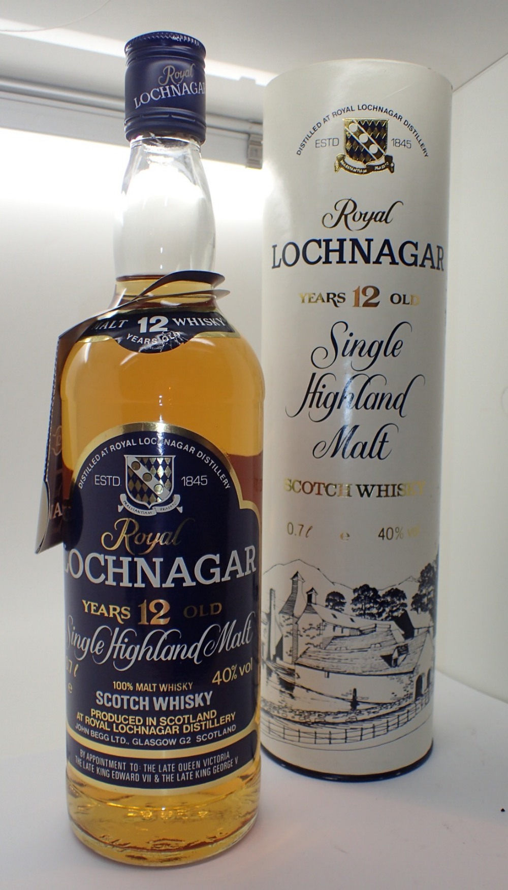 Bottle of Lochnagar single malt whisky 40 proof 70cl All of these whiskies are part of a single