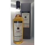 Bottle of Clynelish cask strength single malt whisky 15 years old distilled 1982 and bottled 1997