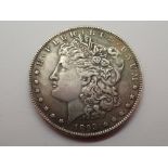 1893 silver Morgan dollar San Francisco mint