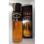 Bottle of Tomintoul Glenlivet single malt whisky 12 years old 43 proof 70cl