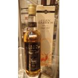 Bottle of Glen Garioch single malt whisky 21 years old distilled 1970 and bottled 1991 43 proof
