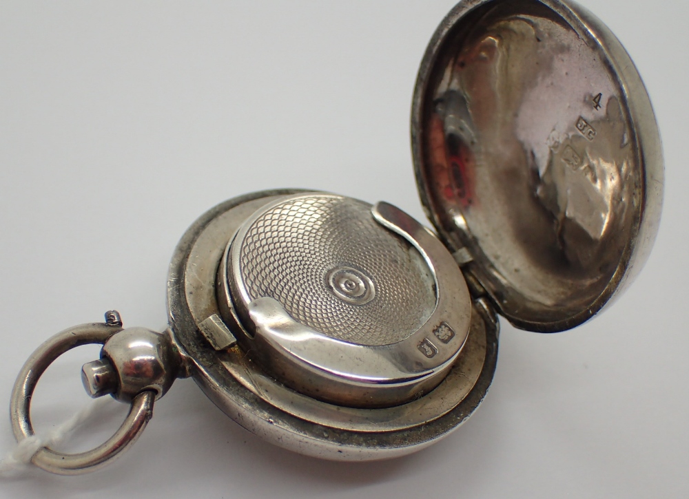 Hallmarked silver sovereign case