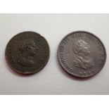 George III farthings 1806 and 1799