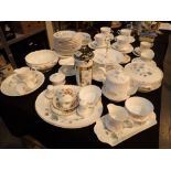 Tea and dinnerware by Royal Stafford with Royal Albert trio