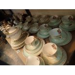 Windsor tea service and a thirty five piece Rose Swags China example