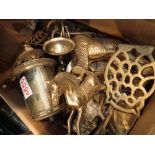 Box of mixed brass