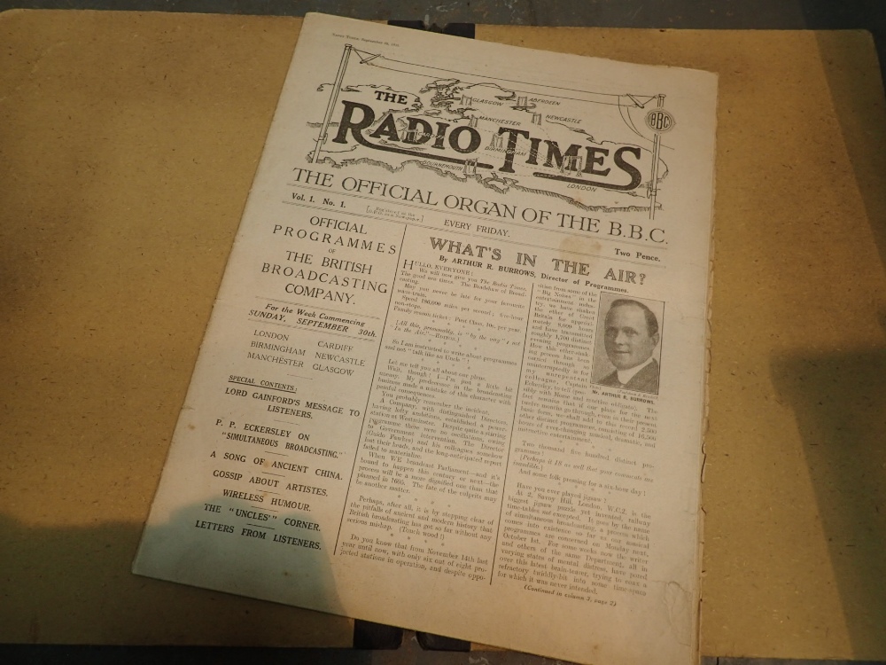 Volume 1 no 1 The Radio Times in good condition