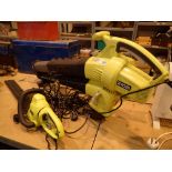 Ryobi garden vac / blower and a Ryobi hedge cutter CONDITION REPORT: The electrical