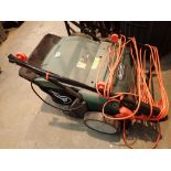 Qualcast lawn rake and scarifier CONDITION REPORT: The electrical items included in