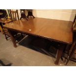 Wind out mahogany dining table 150 x 106 cm