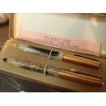 Boxed set of Ritepoint pens from the liner Queen Elizabeth
