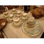 Twenty one piece Windsor tea service