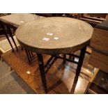 Brass top Indian foldaway table