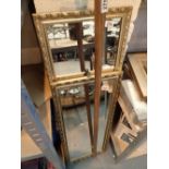 Two framed mirrors