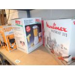 Boxed Moulinex Masterchef and an ice crusher CONDITION REPORT: The electrical items