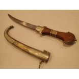 Vintage style Eastern dagger with bone a