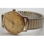 9ct gold Tissot Seastar mechanical wrist