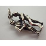 925 silver erotic pendant H: 2 cm