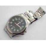 Avia Polar star gents wristwatch on a sterling silver bracelet