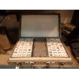 Cased Mahjong set CONDITION REPORT: P&P to UK: £15 + VAT.