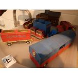 Tray of original Corgi Chipperfields circus vehicles