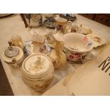 Collection of ceramics including Blush Ivory and Portmerion