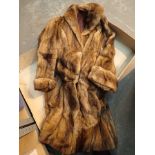 Brown of Chester boxed fur coat size 20