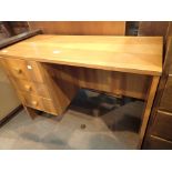 Three drawer desk unit