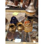 Musical stein ceramics and brass