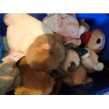 Large box of cuddly teddy bears