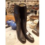 Pair of ladies rubber riding boots size 5