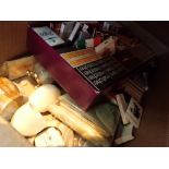 Box of collectable matchbooks / boxes and lighters